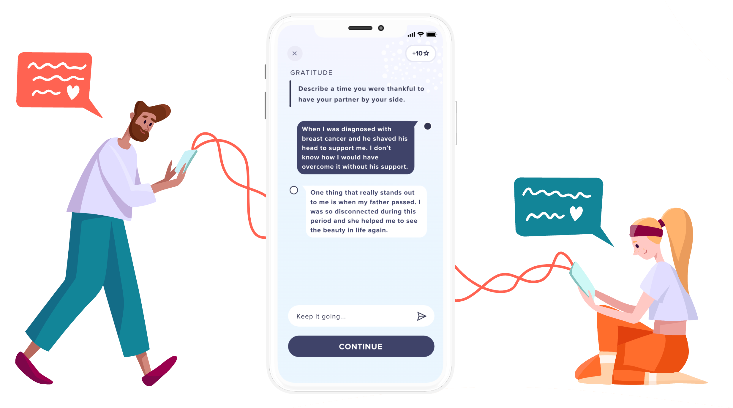 Agapé app screenshots